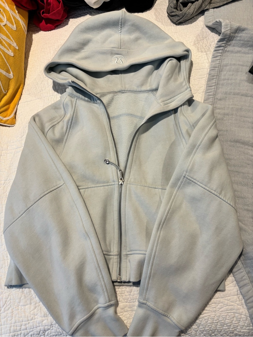 Lululemon Oversized Scuba Zip Light Blue XS/S